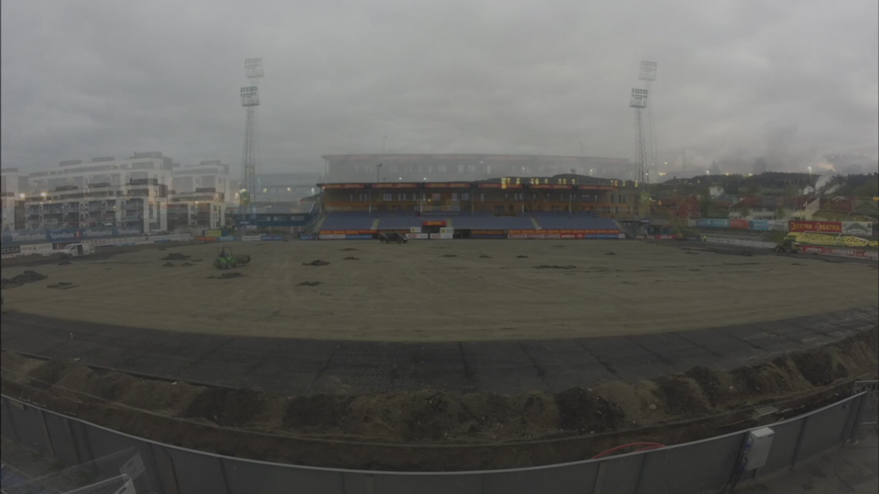 Timelapse av nytt kunstgress